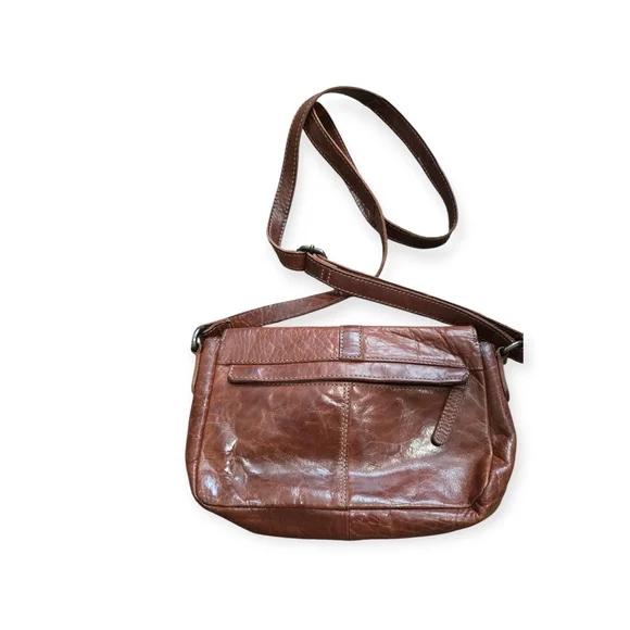 Wild West Rustic Leather Crossbody Bag - Picture 3 of 10